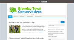 Desktop Screenshot of bromleytownconservatives.com